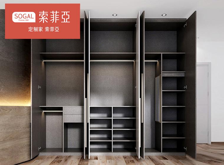 索菲亞臥室衣柜 簡約現(xiàn)代衣柜整體組合定做輕奢風(fēng)全屋定制家具