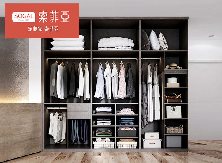 索菲亞臥室衣柜 簡約現(xiàn)代衣柜整體組合定做輕奢風(fēng)全屋定制家具