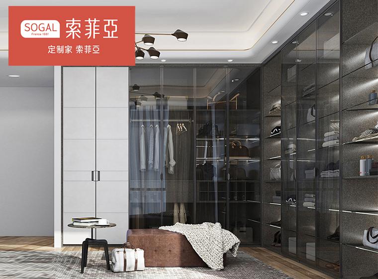索菲亞科爾多系列全屋定制 衣帽間衣柜組合設計輕奢風組合