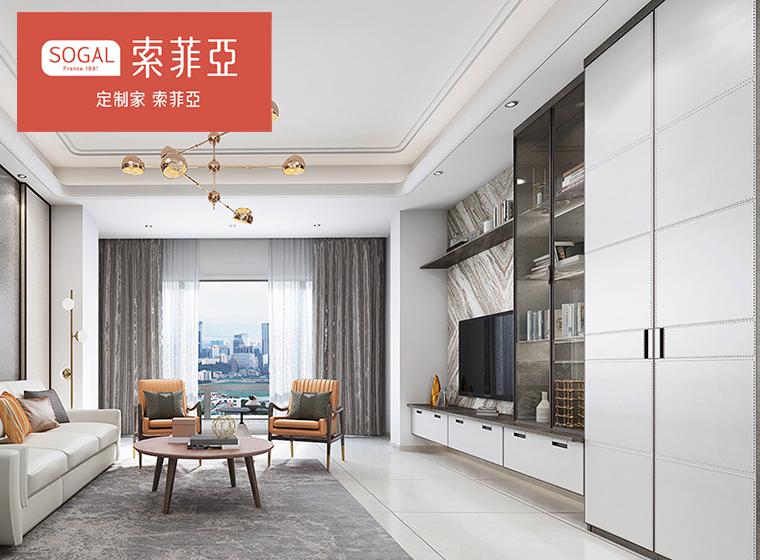 索菲亞科爾多系列全屋定制 衣帽間衣柜組合設計輕奢風組合