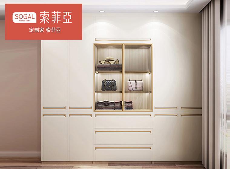 全屋定制整體衣帽間簡(jiǎn)約現(xiàn)代輕奢風(fēng)開(kāi)放式臥...