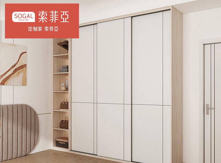 索菲亞衣柜現(xiàn)代簡約家用臥室衣帽間推拉門收納柜子整體衣櫥