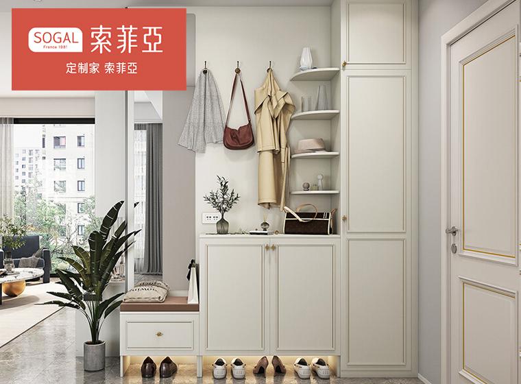 索菲亞鞋柜家用門(mén)口簡(jiǎn)約現(xiàn)代入戶玄關(guān)柜儲(chǔ)物柜一體定制鞋架柜