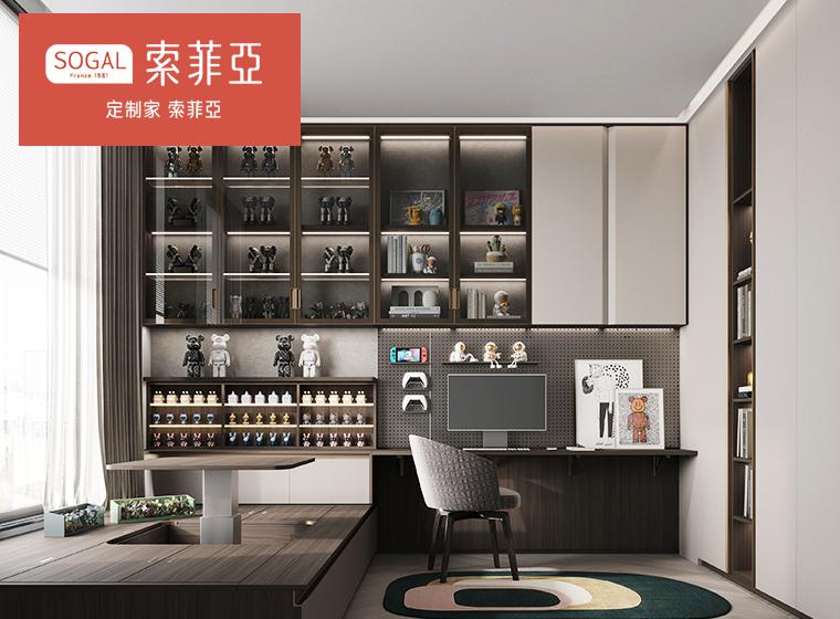索菲亞萊斯系列輕奢家具定制入戶臥室電視柜餐酒柜全屋定制